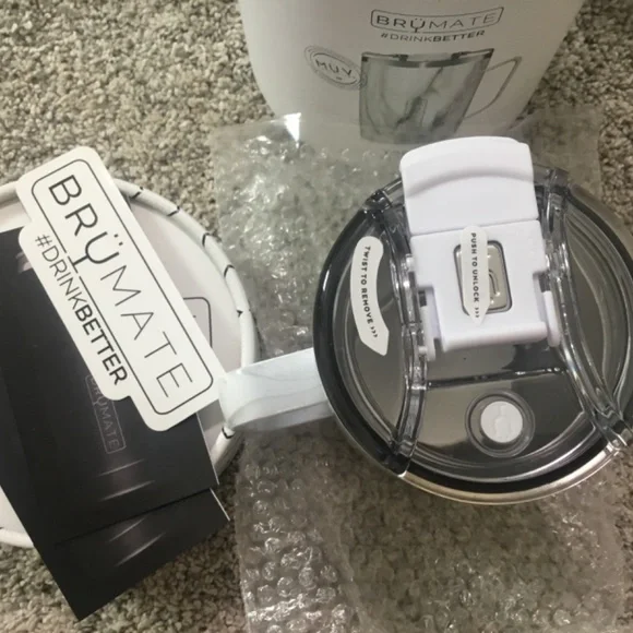 NIB Brumate Toddy 16oz Travel mug Carrara BevLock Lid MUV collection - Picture 2 of 4